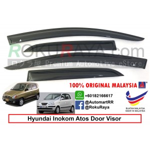 Hyundai Inokom Atos 1997-2007 AG Door Visor Air Press Wind Deflector (Small 7cm Width)